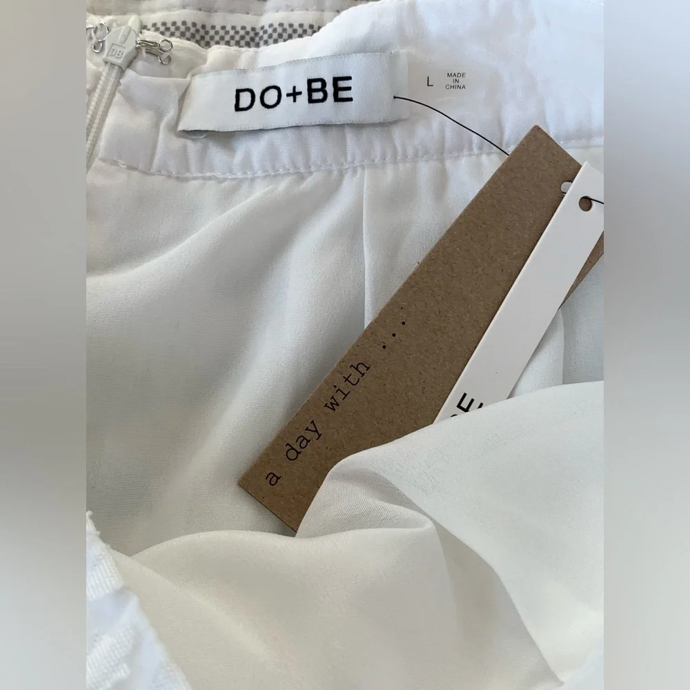 DO+BE white jacquard